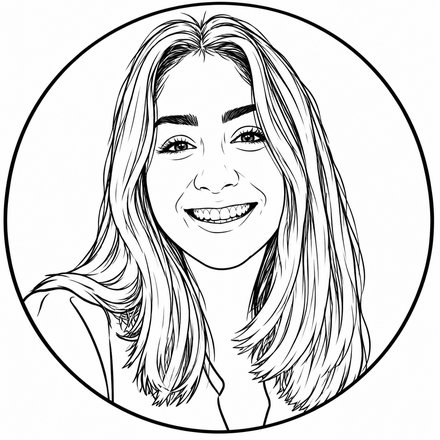 Illustrated portrait of Elise Alduino